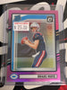 2024 Panini Donruss Football #379 Drake Maye Rated Rookie Pink Prizm Rookie Card RC
