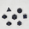 Graphite & Purple Arrowed Metallic Dice