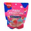 Amos Fizzy Strawberry Swedish Style Candy - 9.5oz Peg Bag