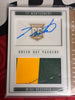 2015 Panini Playbook Football #89 Ty Montgomery 2-Color Rookie Patch Autograph /99 (36/99)
