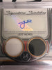 2023 Topps Museum Collection Jeff McNeil Dual Relic Auto #JMC Signature Swatches PSA 8