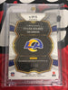 2022 Panini Select Football – Tyler Higbee Signatures White Prizm #SIP-TG 23/35