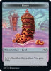 Squirrel // Food (011) Double-sided Token (Foil) - Unfinity
