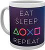PlayStation - Eat Sleep Game Repeat Mug 11 oz. (DISC)
