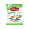 Albanese Low Sugar Mini Gummy Worms 1.7oz Peg Bag