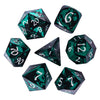 Anodized Aluminum Dice (Green & Black) (OOS)