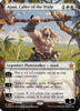 Ajani, Caller of the Pride (Borderless) (Mana Foil) - Foundations - #0417