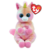 Ty Plush Beanie Bellies: Skylar, Pink and Orange Unicorn Medium (SNG4)