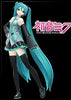 Hatsune Miku on Black - Magnet