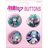 Hatsune Miku - 4 Button Set 3