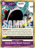 Slow-Slow Beam Sword (Pirate Foil) - Premium Booster -The Best- Vol. 2 - OP07-076