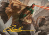 The Vision Art Card (Gold-Stamped Signature) - Art Series: Marvel Super Heroes - #15/45