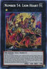 Number 54: Lion Heart (Secret Rare) - Number Hunters NUMH - EN026