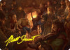 An Unexpected Party Art Card (Gold-Stamped Signature) - Art Series: The Hobbit - #6/64