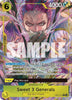 Sweet 3 Generals (Alternate Art) - The World's Strongest Warriors - (OP17-114)