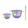 Care Bears Flower Power Clouds Ramen Bowl w/ Chopsticks (DISC)