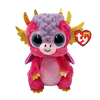 Ty Plush Beanie Boos: Mia Pink Dragon Small (SNG6) (DISC)