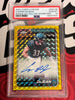2024 Topps Chrome Football #RACDE Cooper DeJean Yellow Geometric Rookie Auto /75 PSA 10 (56/75)