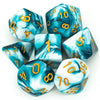 Mixed Color (Blue & White) 7-Die Set