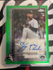 2025 Topps Chrome – Sean Burke Rookie Autograph Green Refractor #RA-SBU 19/99