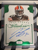 2014 Panini Flawless Signatures Green #30 Josh Gordon Autograph /5