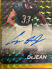 2024 Topps Chrome Football #RACDE Cooper DeJean Yellow Geometric Rookie Auto /75 PSA 10 (56/75)