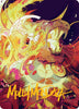 Ajani's Anguish Art Card (Gold-Stamped Signature) - Art Series: Reality Fracture - #48/54