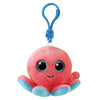 Ty Plush Beanie Boos: Sheldon, Coral Octopus Clip (SNG6) (OOS)