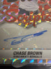 2024 Panini Mosaic Football Scripts Silver Mosaic Prizm Auto #SC-CBR Chase Brown Autograph