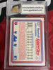 1986 Sportflics/Tristar Hidden Treasures #97 Darryl Strawberry Game-Used Bat BCCG 9