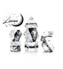 Eclipse Dice - "Luna" - White and Black - 7pc Set