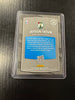 Jayson Tatum 2017-18 Panini Donruss Rated Rookie Green Flood #198