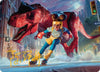 Moon Girl and Devil Dinosaur Art Card (Gold-Stamped Signature) - Art Series: Marvel Super Heroes - #14/45