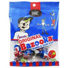 Bazooka Bubble Gum Lollipop - 3oz Peg Bag
