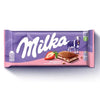 Milka Strawberry Chocolate 3.5oz Bar (SNG22)