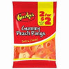 Gurley's Peach Rings 2.75oz Peg Bag