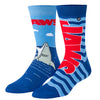 Jaws Open Wide Mix Match Knit Socks (DISC)