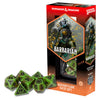 Sirius Dice D&D Adventure Dice Set: Barbarian (Green & Brown)