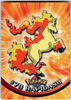 Rapidash #78 - Pokemon Topps 1999 Blue Tag