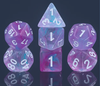 Purple and Blue Silk 7-Die Set