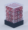 Red Transparent Swirl 12mm 36-Die Set
