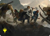 Struggle of Howling Steel Art Card (LP) (Gold-Stamped) - Art Series: The Hobbit - #51/54