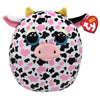 Ty Plush Squish-A-Boos: Milkshake, Spotted Cow Medium