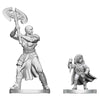 Dungeons & Dragons: Nolzur's Marvelous Unpainted Miniature - W29 Goliath Barbarian & halfling Rogue