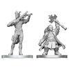 Dungeons & Dragons: Nolzur's Marvelous Unpainted Miniature - W29 Tiefling Bard & Dwarf Cleric