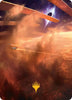 Adagia, Windswept Bastion Art Card (Gold-Stamped Planeswalker Symbol) - Art Series: Edge of Eternities - #29/54