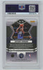 Anthony Edwards 2021-22 Panini Mosaic Purple Fast Break Prizm #79 back showing serial number 49/50 and PSA certification 93578216