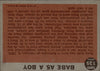 Babe Ruth 1962 Topps Babe as a Boy #135 - Babe Ruth Special - actual card back