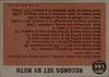 Babe Ruth 1962 Topps Farewell Speech #144 - Babe Ruth Special - actual card back