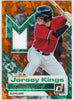Travis Bazzana 2025 Panini Donruss Prospect Jersey Kings Orange Ice Relic #PJK-TB - Cleveland Guardians front
